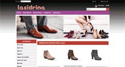Desktop Screenshot of lasidrina.es